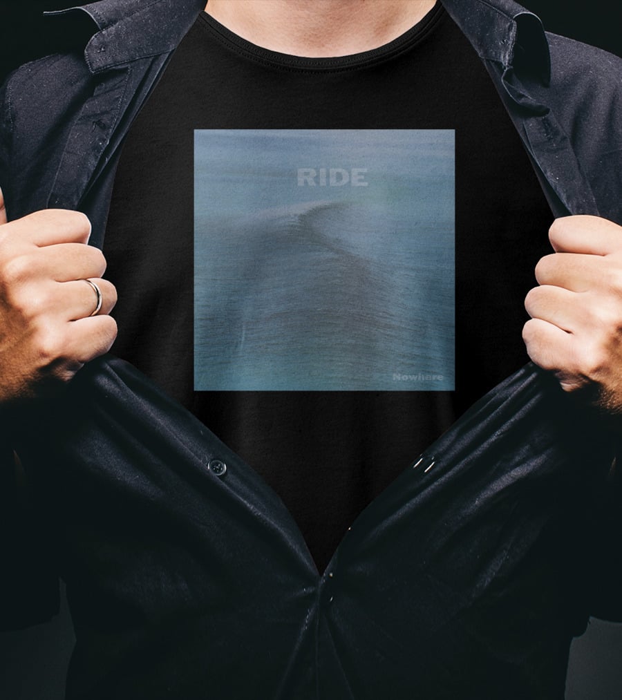 Ride Nowhere Album Cover Ocean Wave T-Shirt
