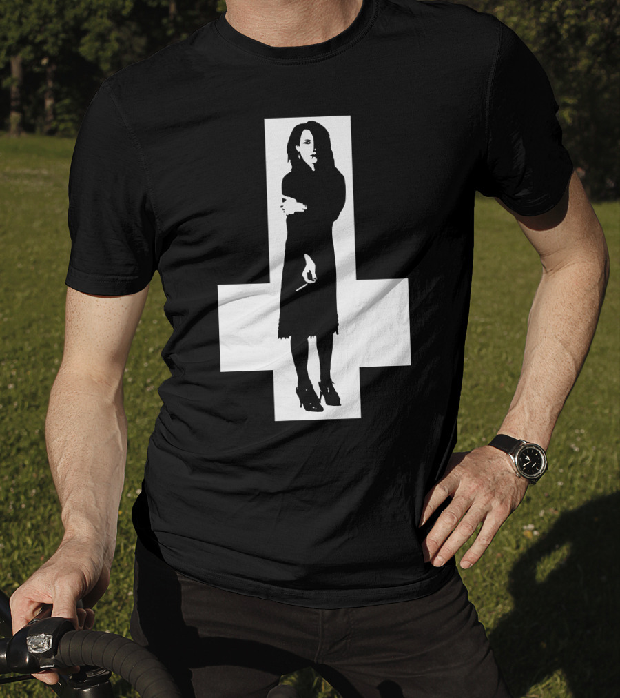 Rozz Williams Gothic Silhouette Cross T-Shirt