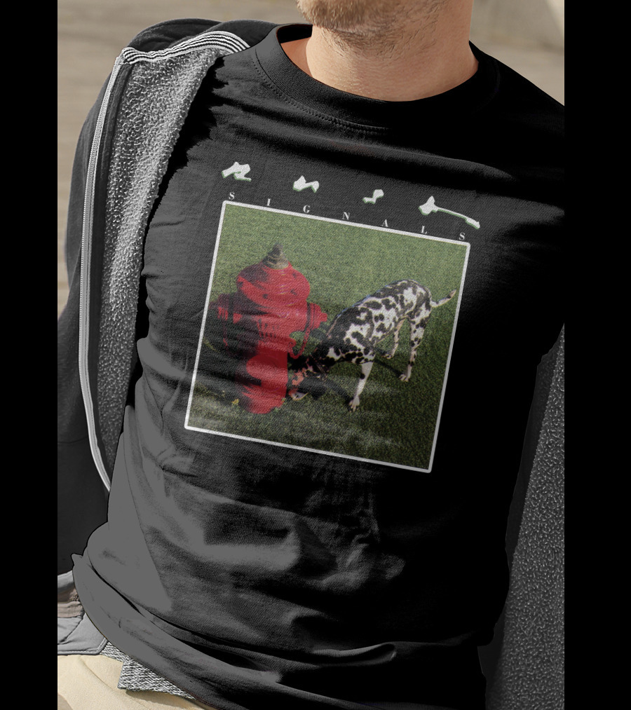 Rush Signals Dalmatian And Fire Hydrant T-Shirt