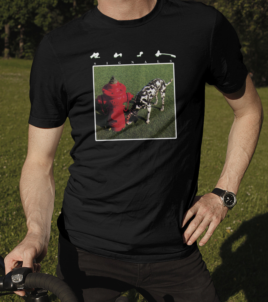 Rush Signals Dalmatian And Fire Hydrant T-Shirt