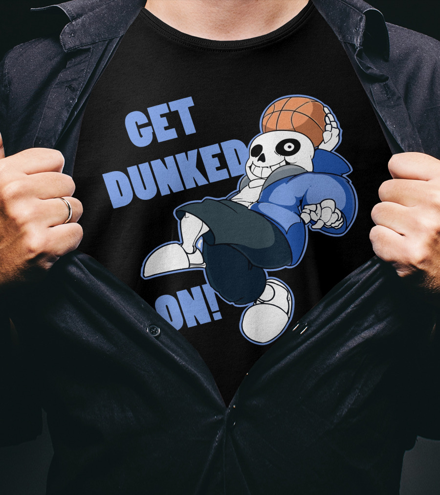 Sans Undertale Get Dunked On Basketball T-Shirt