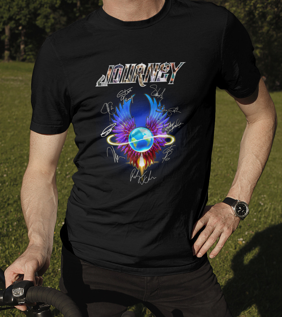 Journey Band Winged Globe T-Shirt