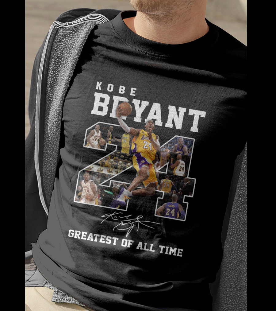 Kobe Bryant 24 Greatest Of All Time T-Shirt