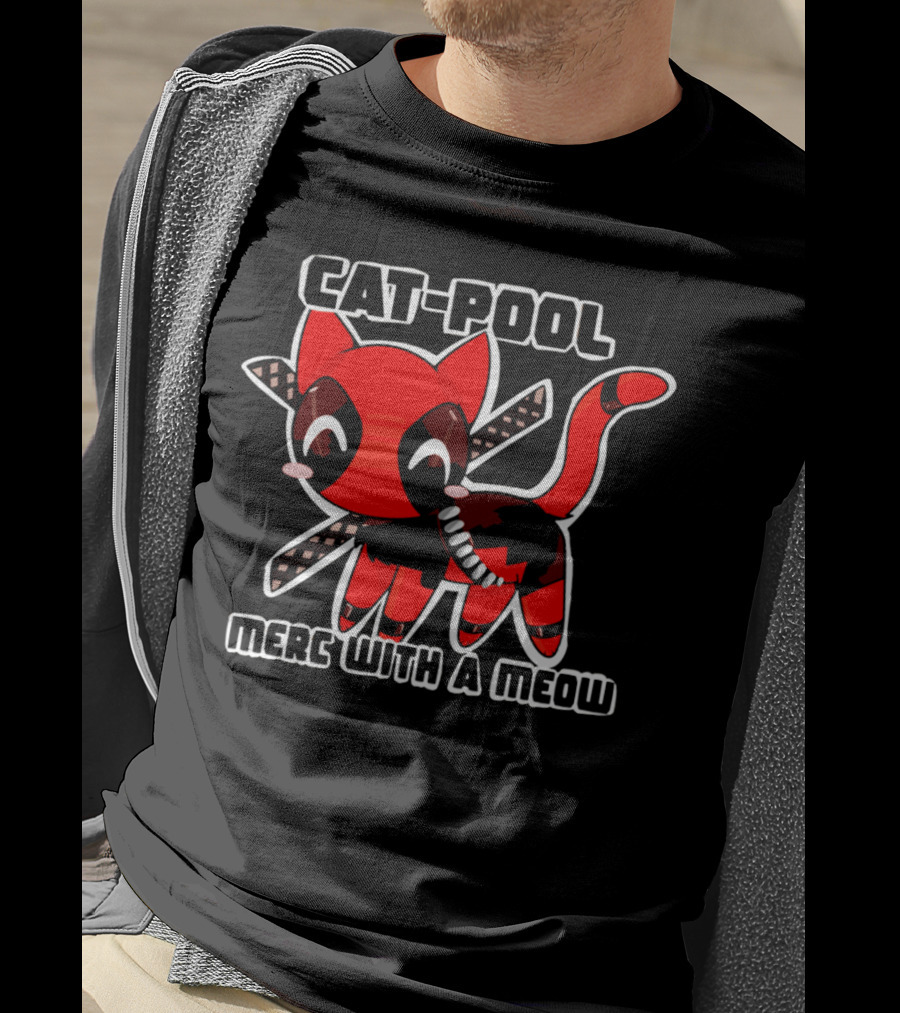 Cat-Pool Merc With A Meow T-Shirt