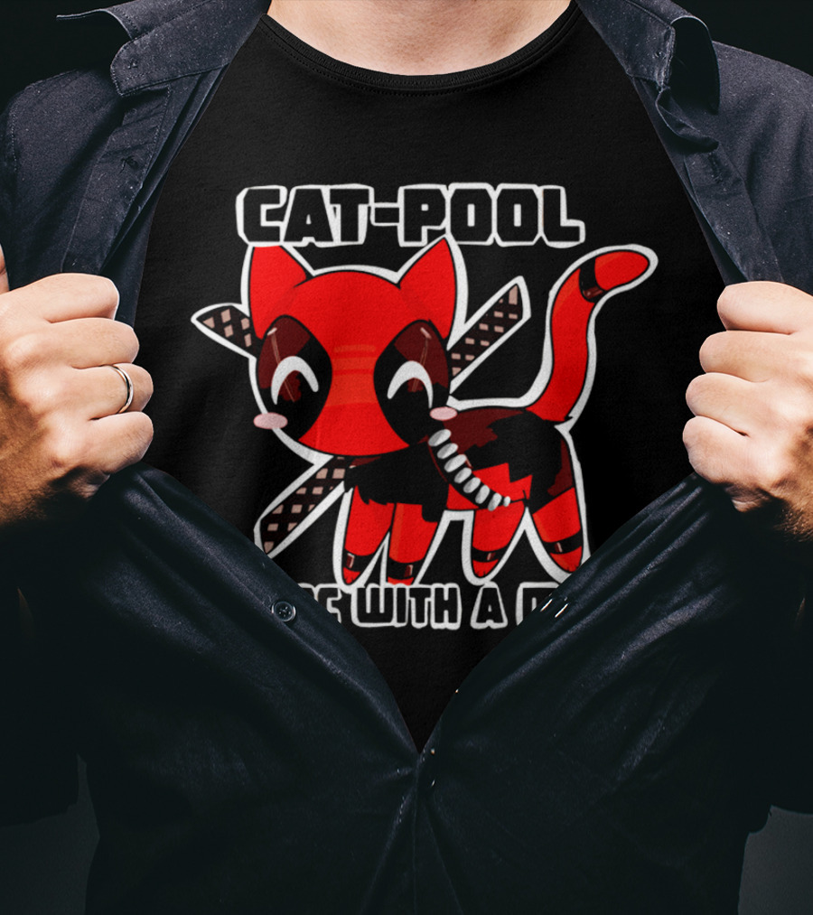 Cat-Pool Merc With A Meow T-Shirt