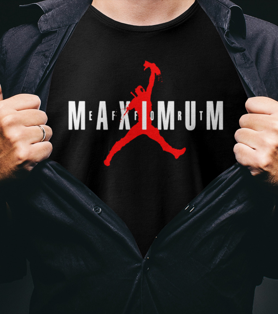 Deadpool Maximum Parody Jumpman T-Shirt