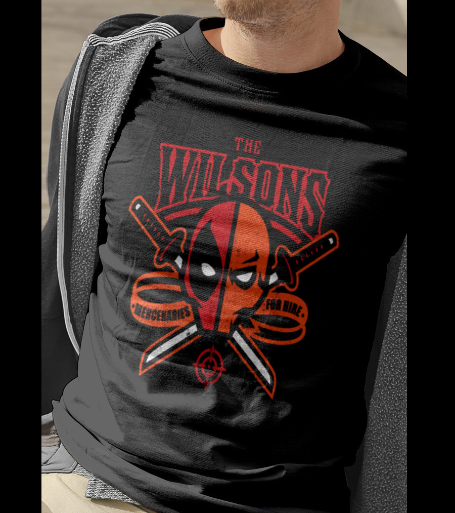 The Wilsons Deadpool Mercenaries For Hire T-Shirt