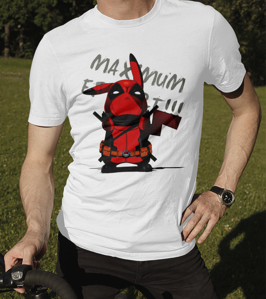 Pikachu Deadpool Maximum Effort T-Shirt