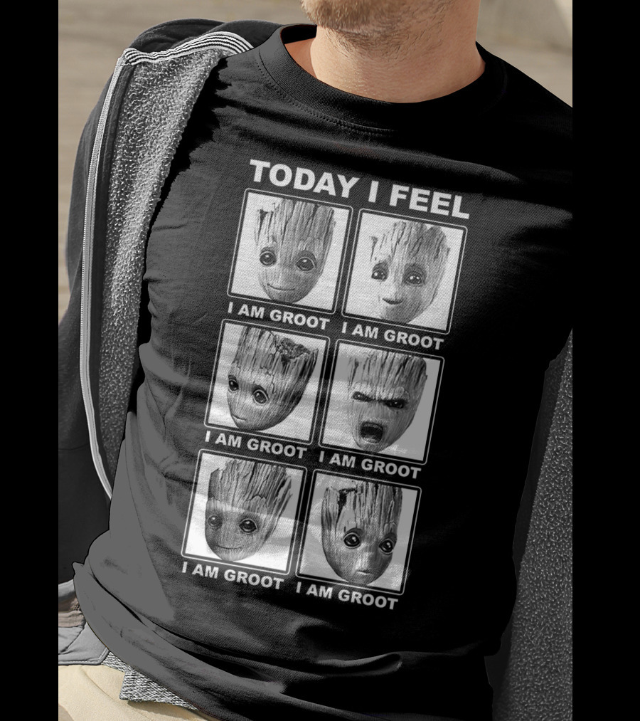 Today I Feel I Am Groot Emotions Variation T-Shirt