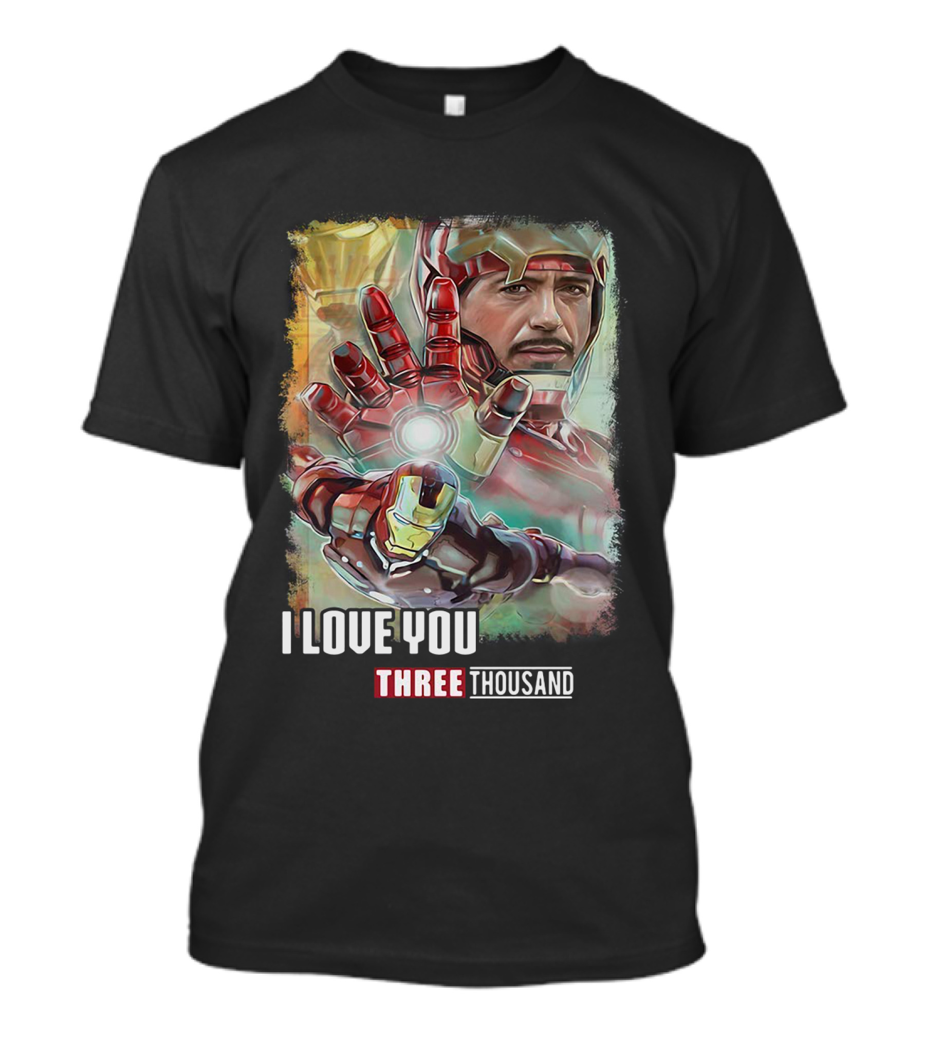 Avengers Endgame Iron Man I Love You Three Thousand Tony Stark T-Shirt
