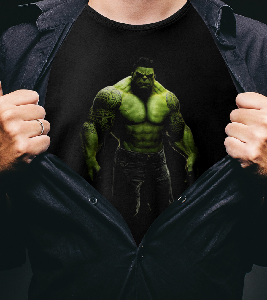 Hulk Full Body Tattooed Muscular Iconic T-Shirt