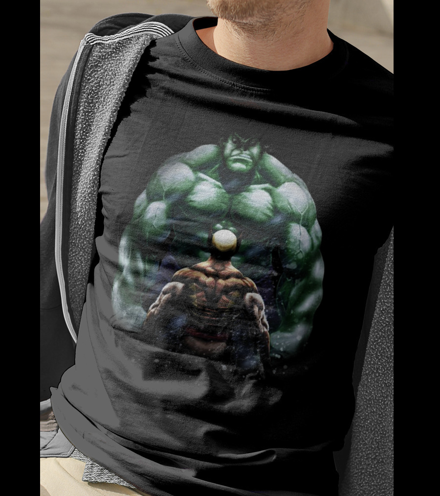 Hulk And Wolverine Epic Showdown Marvel Superheroes Confrontation T-Shirt