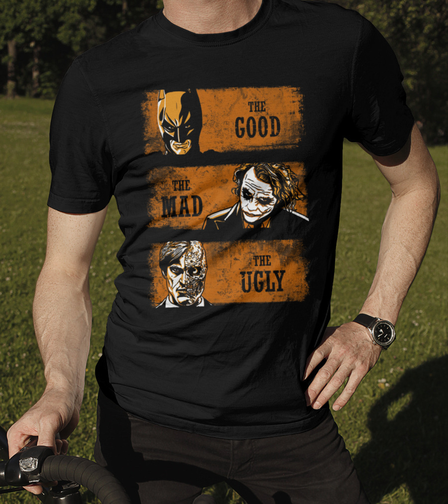 The Good Batman The Mad Joker The Ugly Two-Face T-Shirt