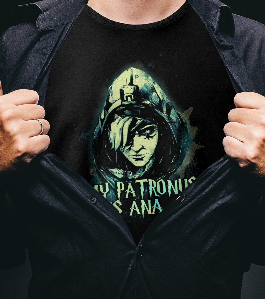 Overwatch My Patronus Is Ana Hoodie Character T-Shirt