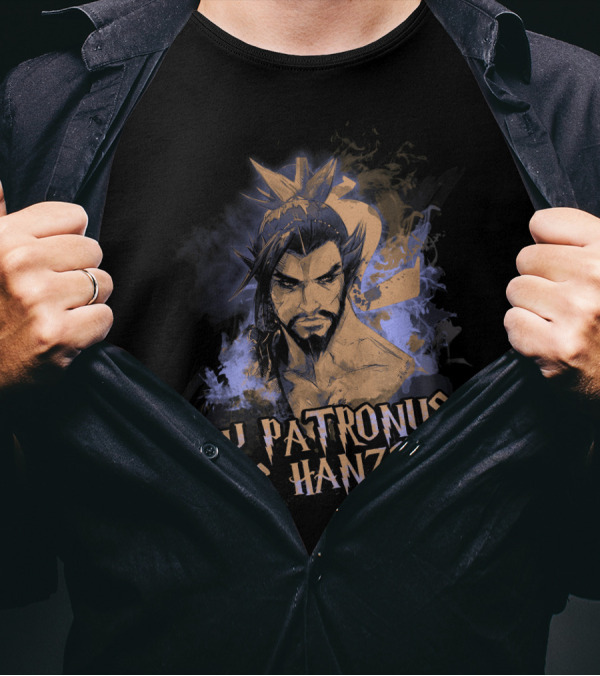 Game Overwatch My Patronus Is Hanzo Character T-Shirt