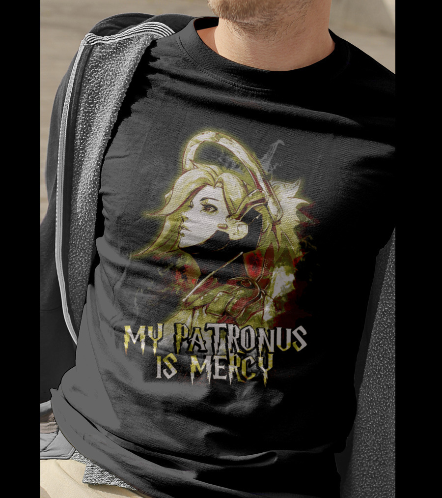 My Patronus Is Mercy Overwatch Gaming Character T-Shirt