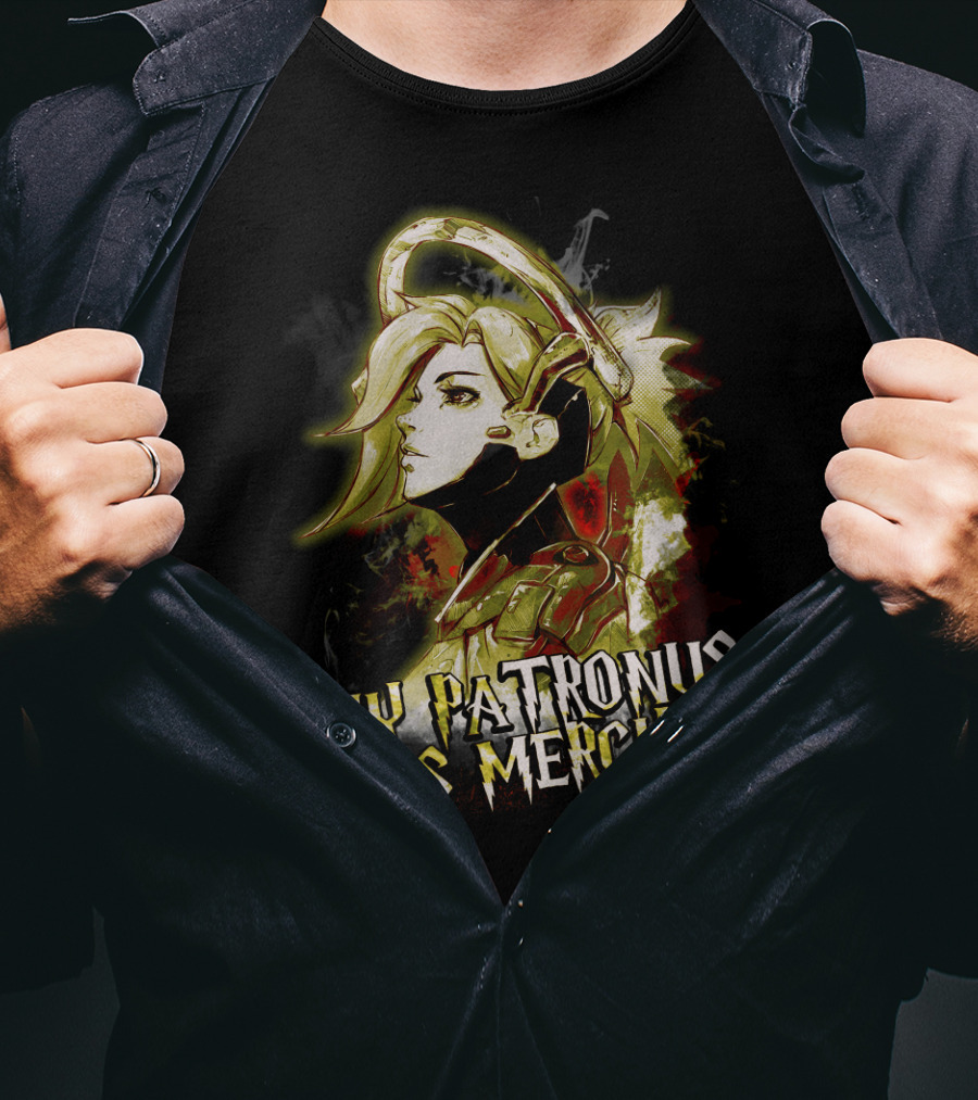 My Patronus Is Mercy Overwatch Gaming Character T-Shirt