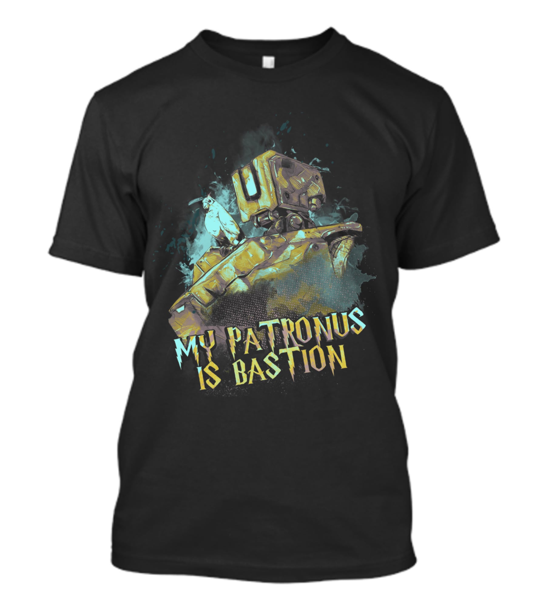 Overwatch Bastion Patronus Mashup Gaming T-Shirt