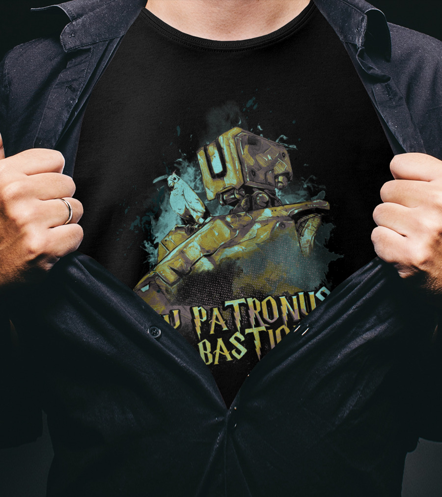 Overwatch Bastion Patronus Mashup Gaming T-Shirt