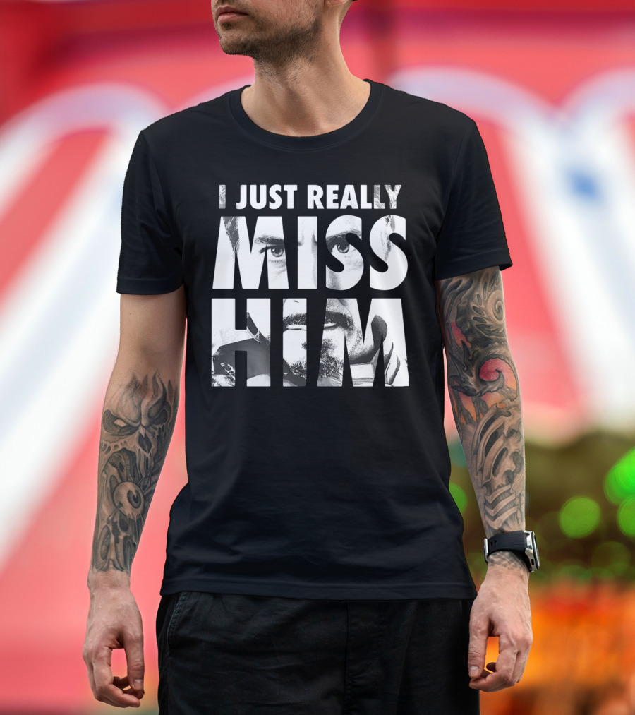I Just Really Miss Him Tony Stark Tribute Marvel T-Shirt