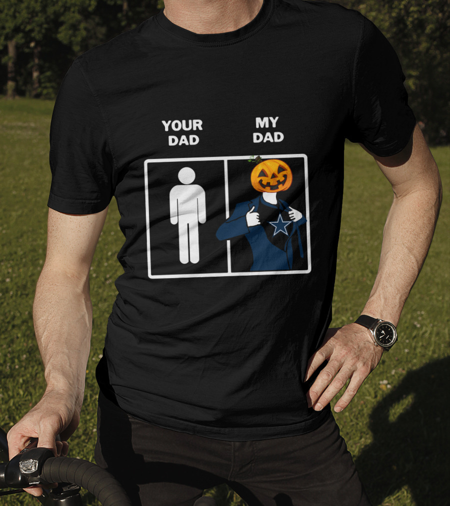 Your Dad My Dad Dallas Halloween Pumpkin Star T-Shirt
