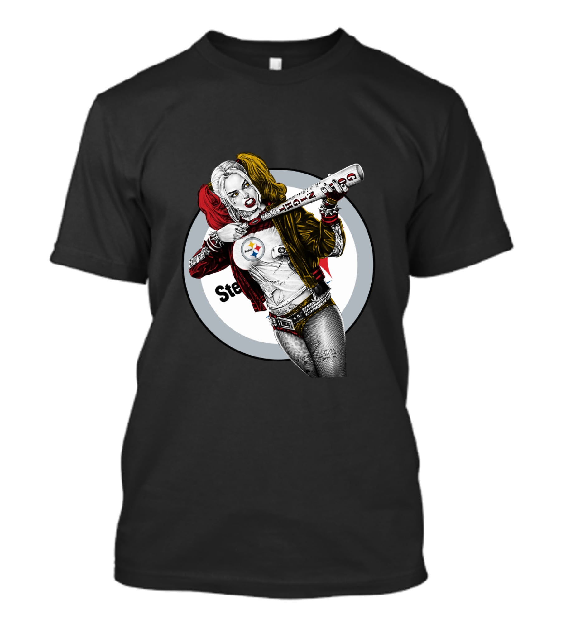 Pittsburgh Steelers Harley Quinn Bat T-Shirt