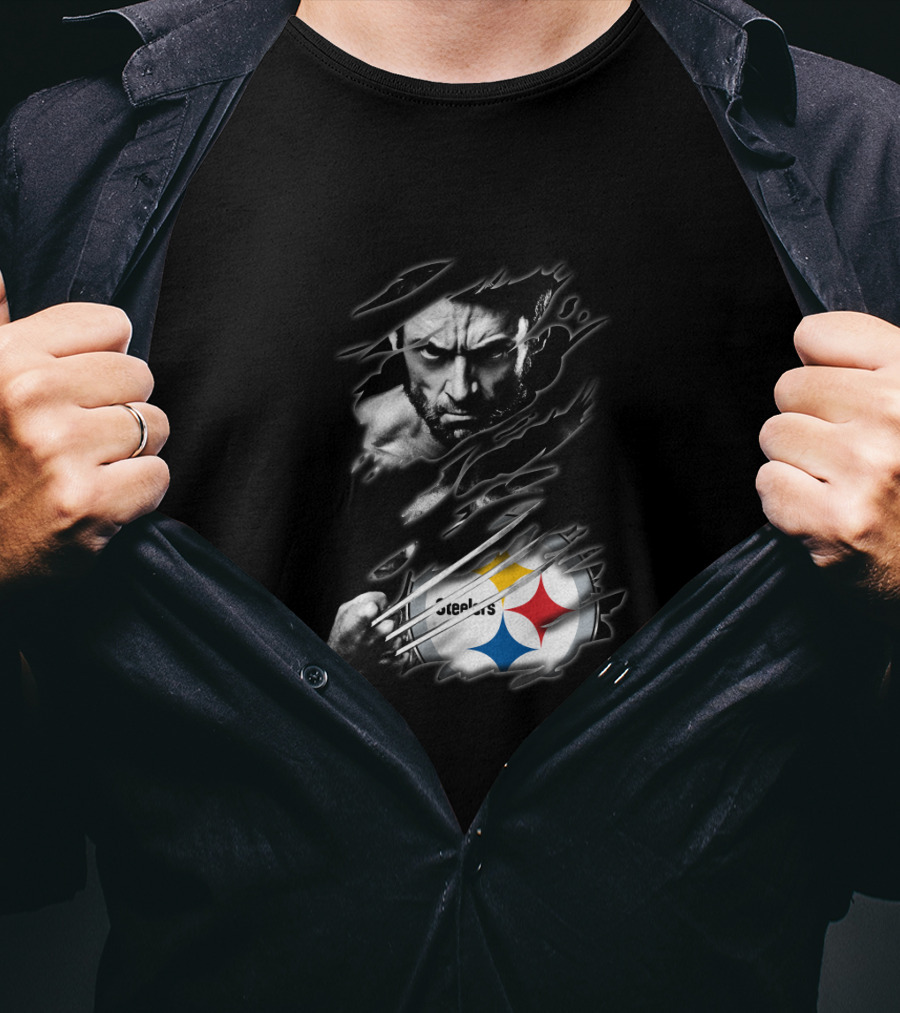 Wolverine Pittsburgh Steelers Fan Claws With Steelmark T-Shirt