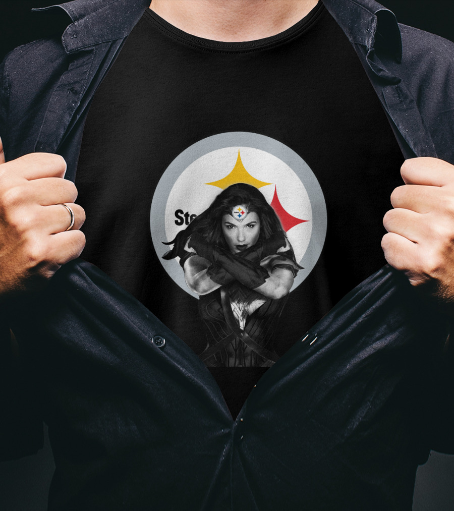 Pittsburgh Steelers Warrior Icon With Steelmark T-Shirt