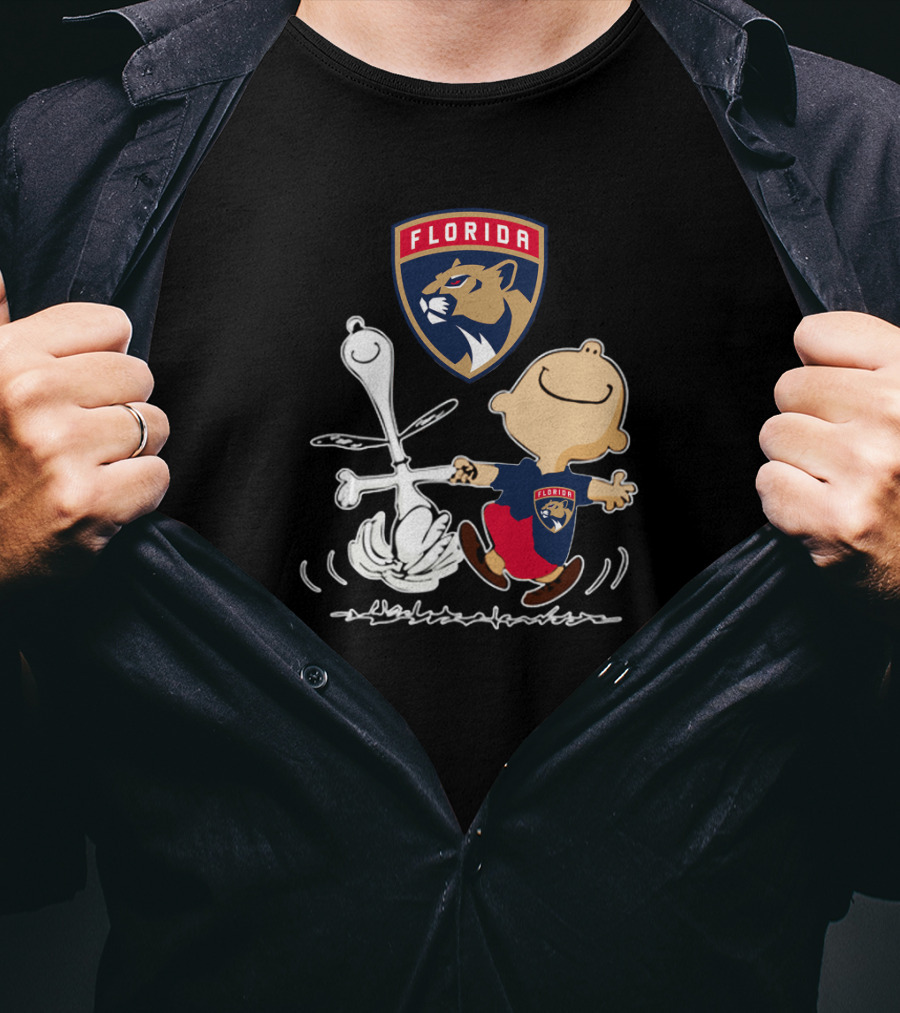 Florida Panthers Dancing Characters Iconic Sports T-Shirt