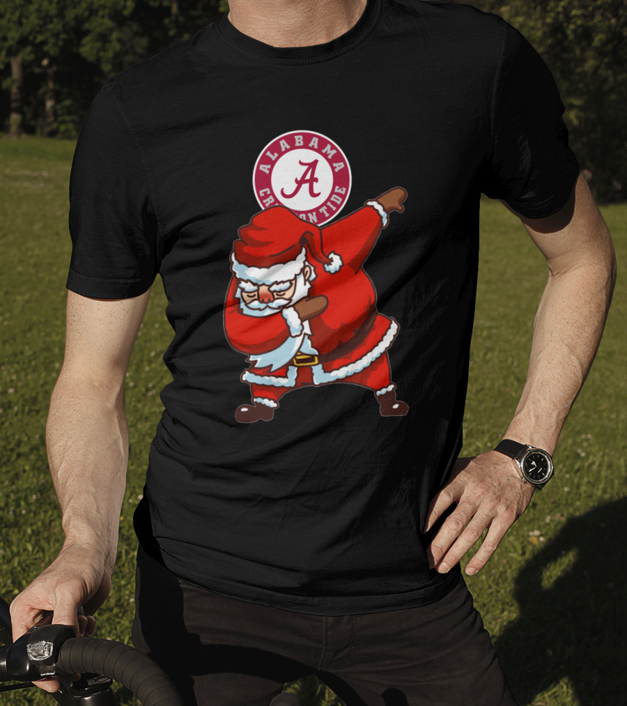 Alabama Crimson Tide Santa Dab T-Shirt