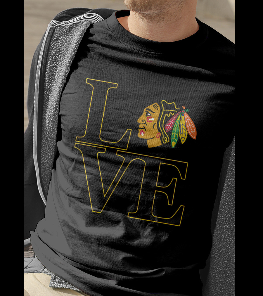 Love Chicago Blackhawks T-Shirt