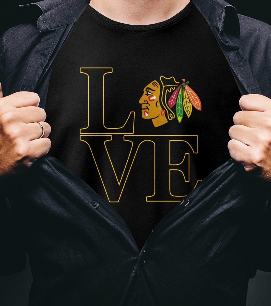 Love Chicago Blackhawks T-Shirt