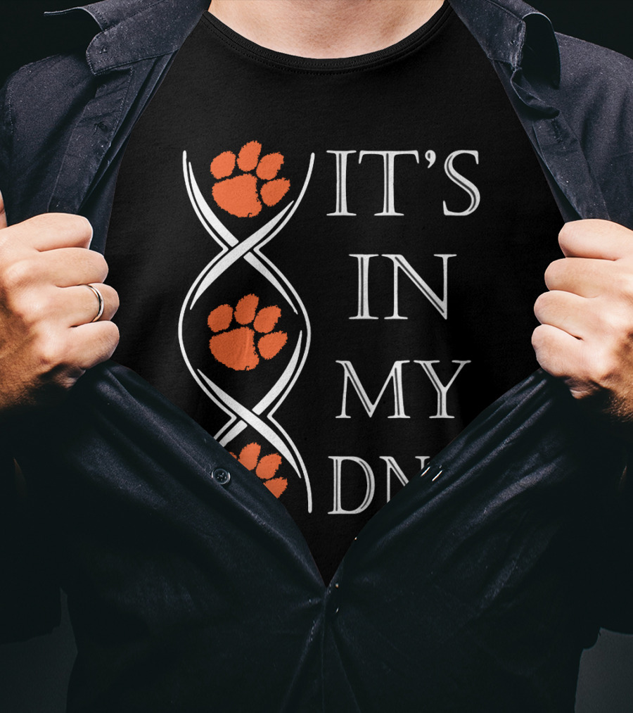 Clemson Tigers Football It's In My Dna T-Shirt