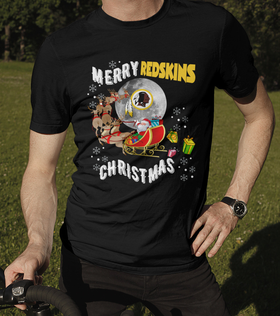 Merry Redskins Christmas T-Shirt