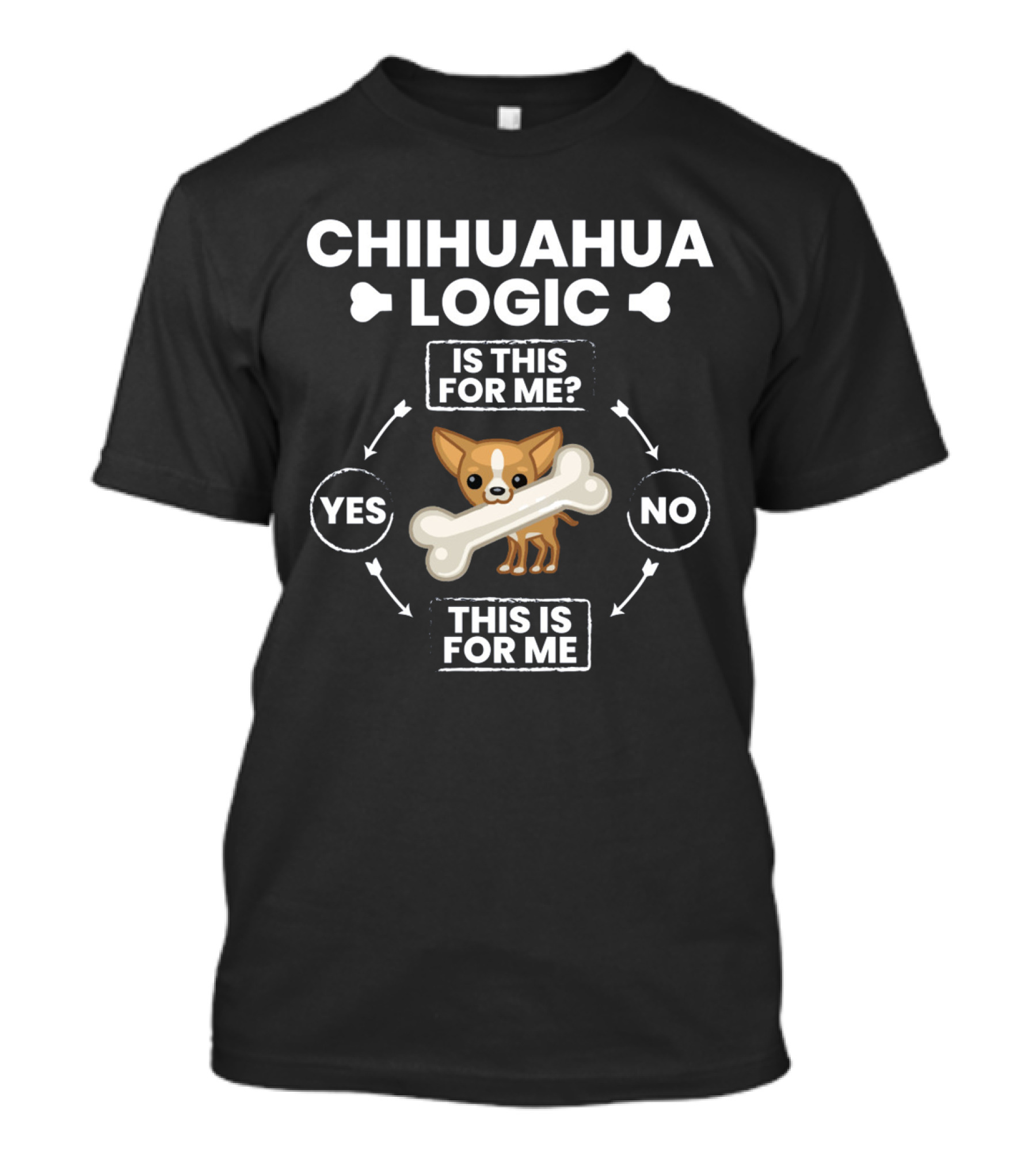 Chihuahua Logic Is This For Me Yes This Is For Me T-Shirt
