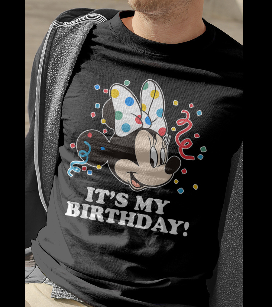 Minnie Mouse It's My Birthday Celebration T-Shirt