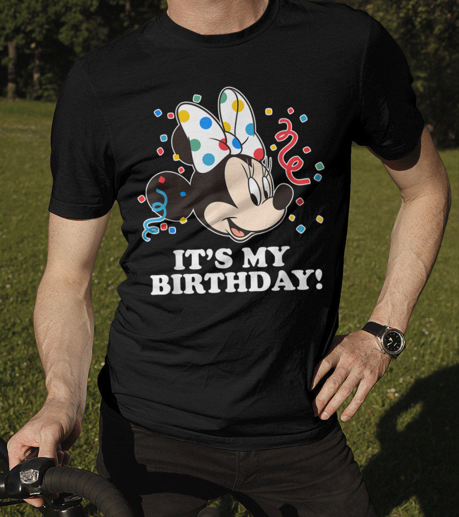 Minnie Mouse It's My Birthday Celebration T-Shirt