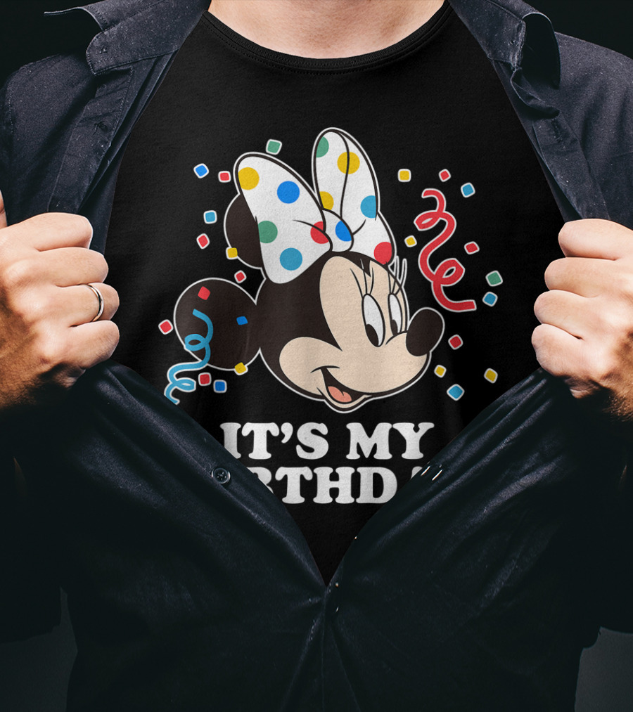 Minnie Mouse It's My Birthday Celebration T-Shirt
