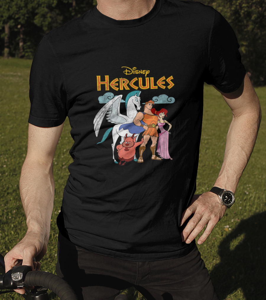 Disney Hercules Characters Pegasus Megara Phil T-Shirt