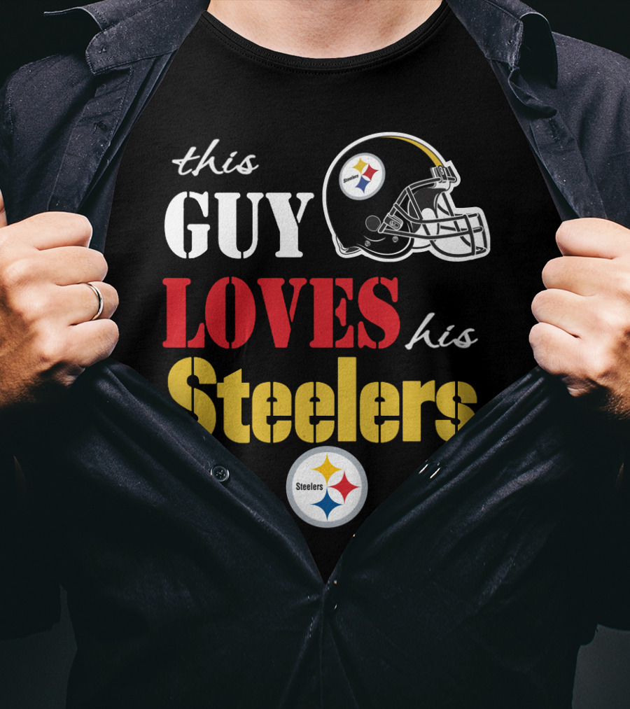 This Guy Loves His Steelers T-Shirt