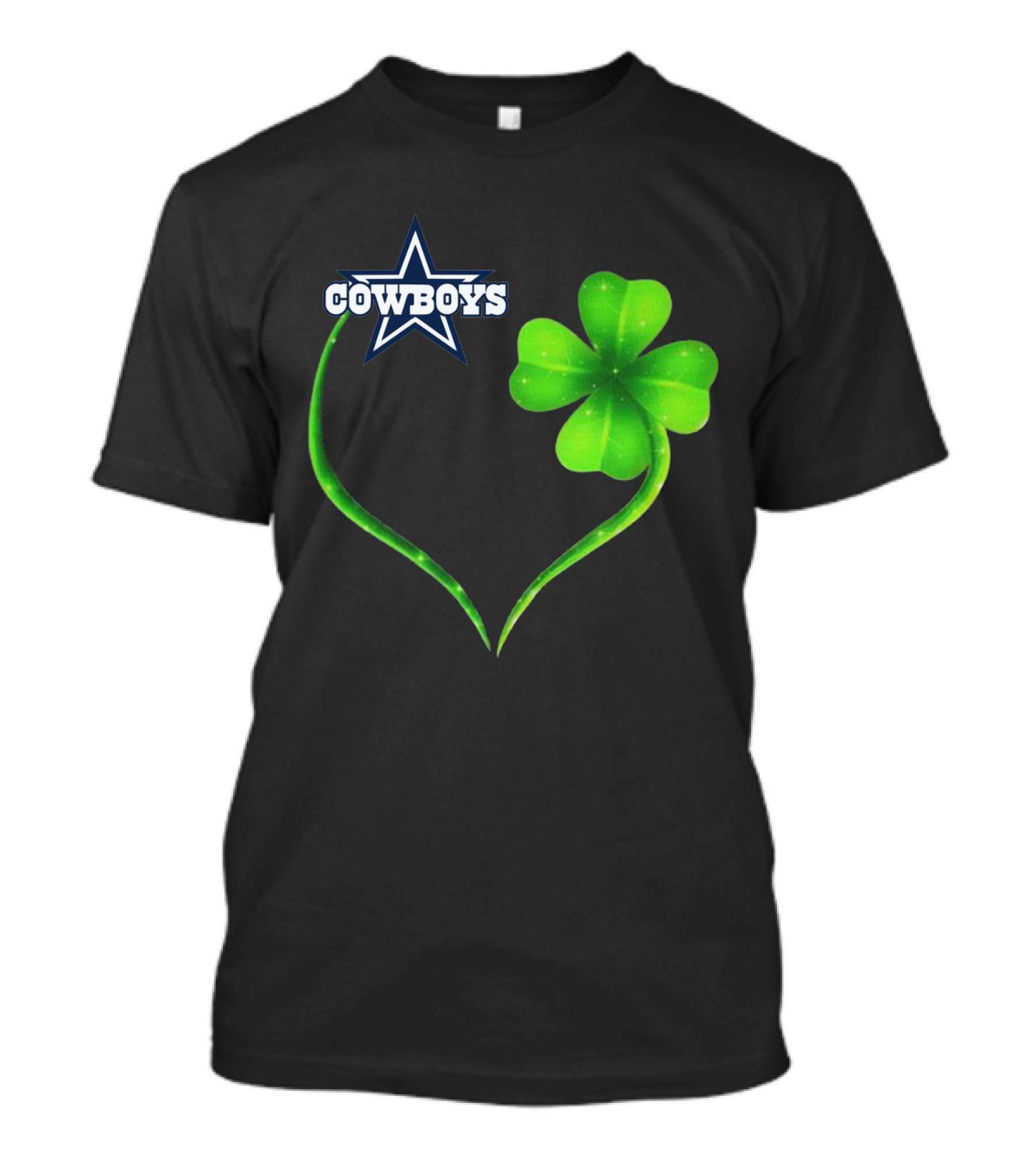 Cowboys Star Clover Heart T-Shirt
