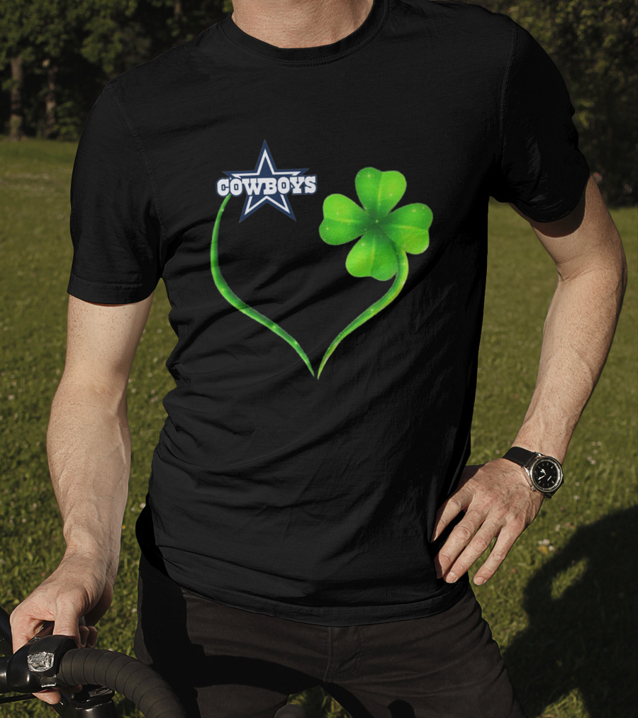 Cowboys Star Clover Heart T-Shirt