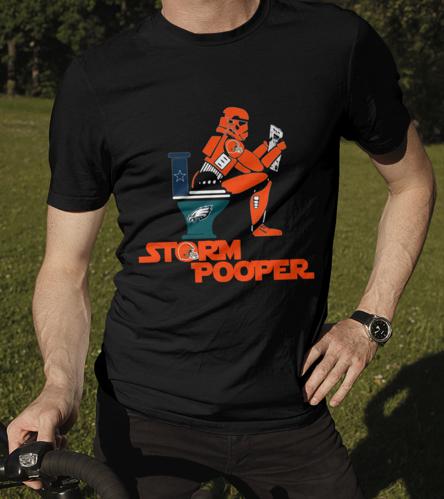 Storm Pooper Cleveland Browns Philadelphia Eagles Dallas Cowboys Legends T-Shirt