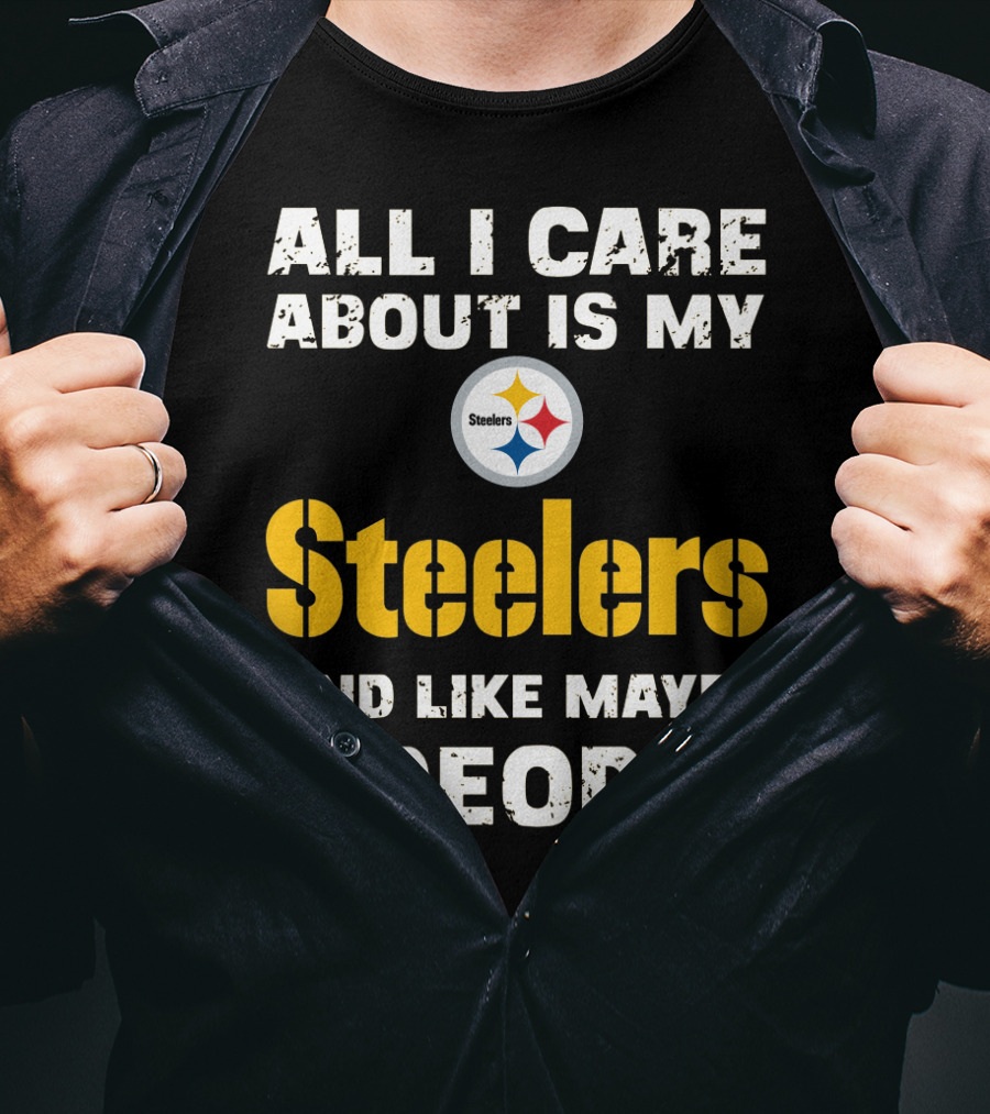 All I Care About Is My Steelers And Like Maybe 2 People T-Shirt