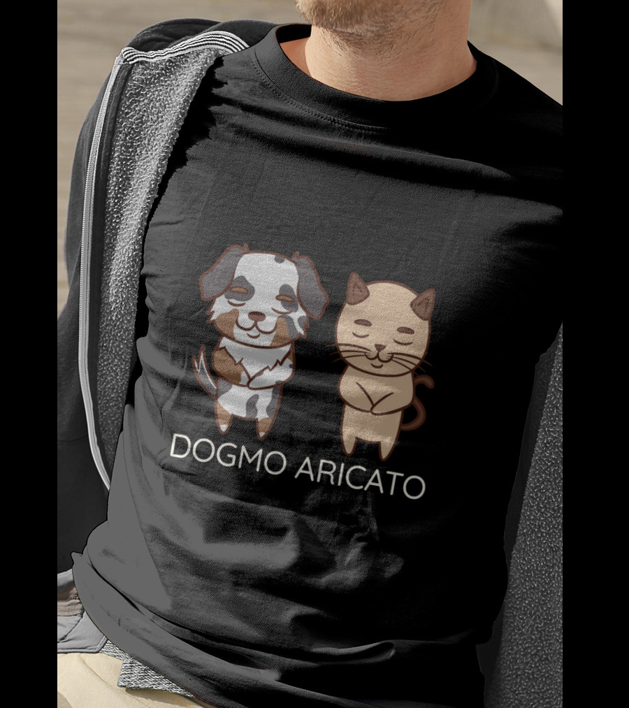 Dogmo Aricato Australian Shepherd Cat T-Shirt