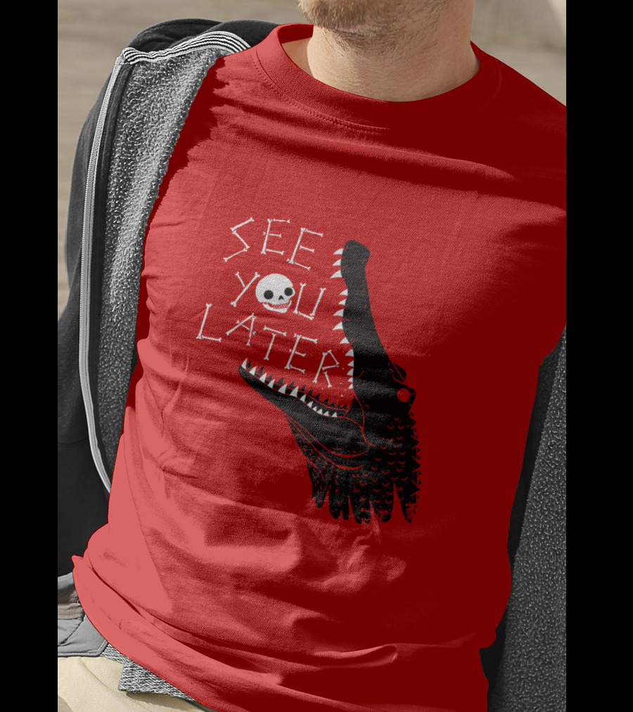 See You Later Alligator Skull T-Shirt