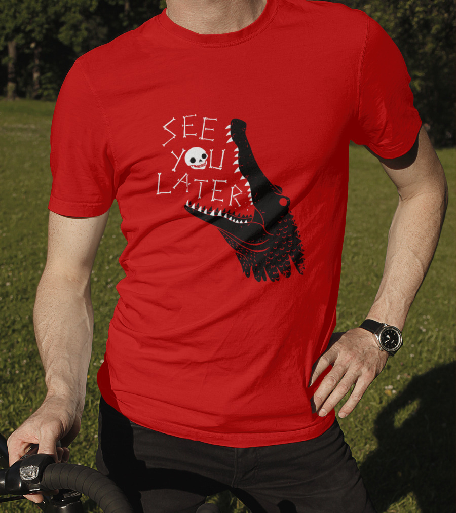 See You Later Alligator Skull T-Shirt