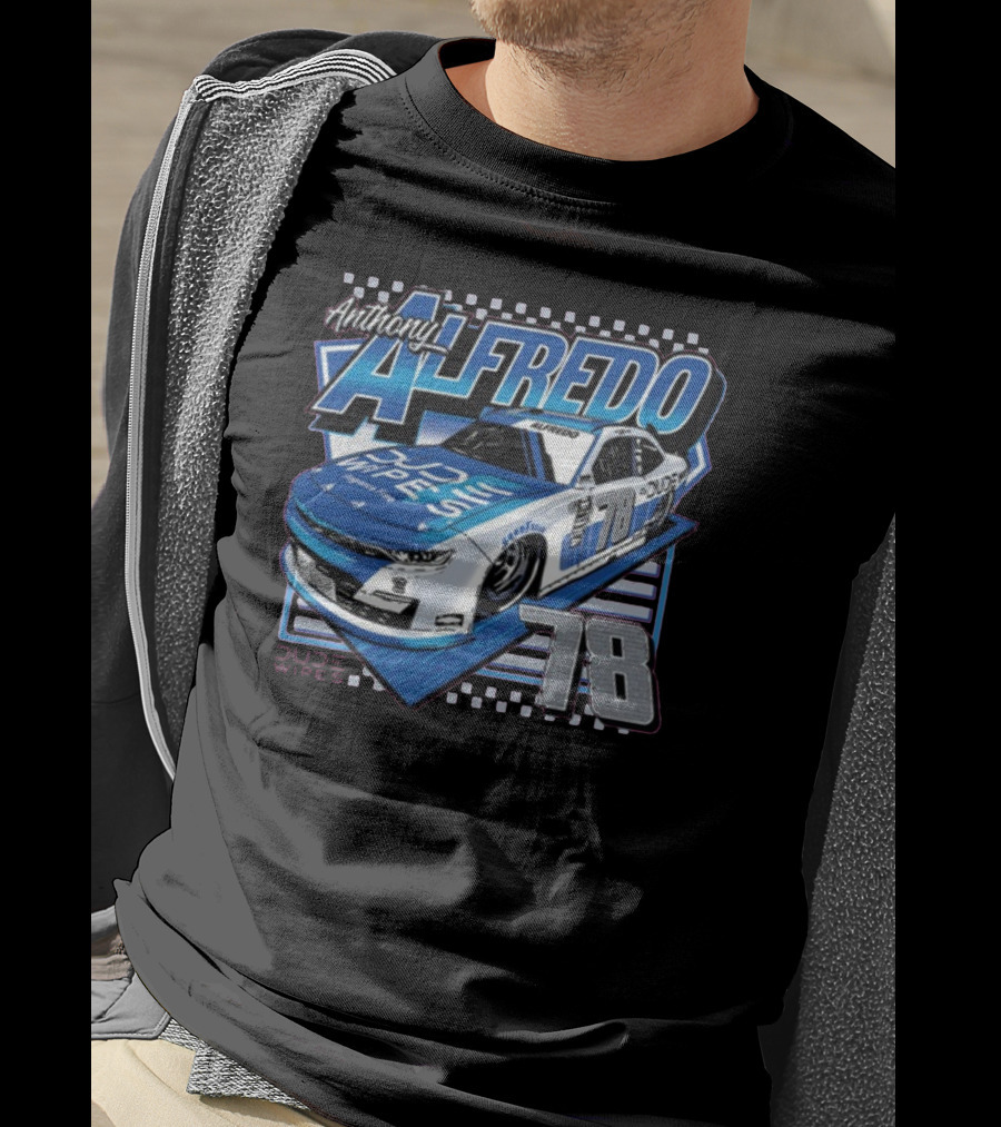 Anthony Alfredo Dude Wipes Car 78 Racing T-Shirt