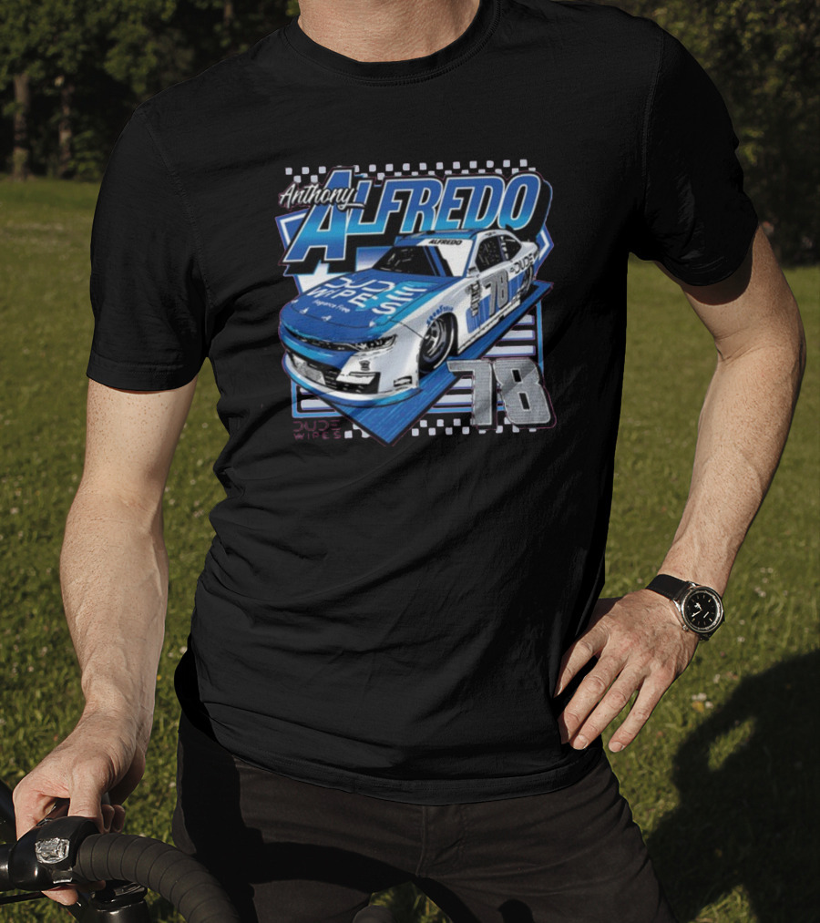 Anthony Alfredo Dude Wipes Car 78 Racing T-Shirt