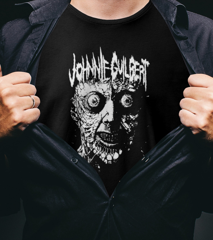 Johnnie Guilbert Haunted Soul Horror Face T-Shirt
